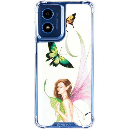 Butterfly Fairy by LA Williams Moto G 5G (2024) Clear Case